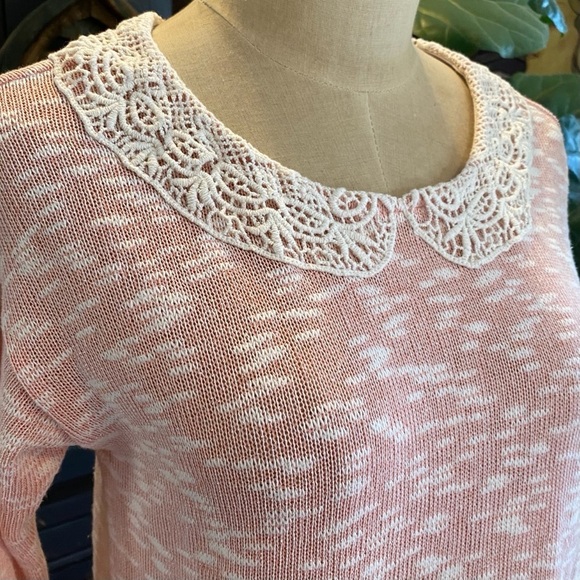 Macy’s Peter Pan lace collar sweater - Picture 11 of 13